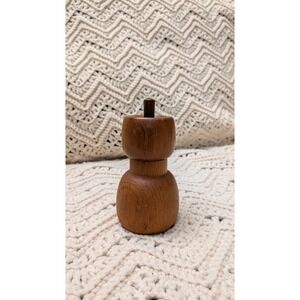 Dansk International Designs IHQ Teak Wood Salt Shaker Pepper Mill Combo Thailand